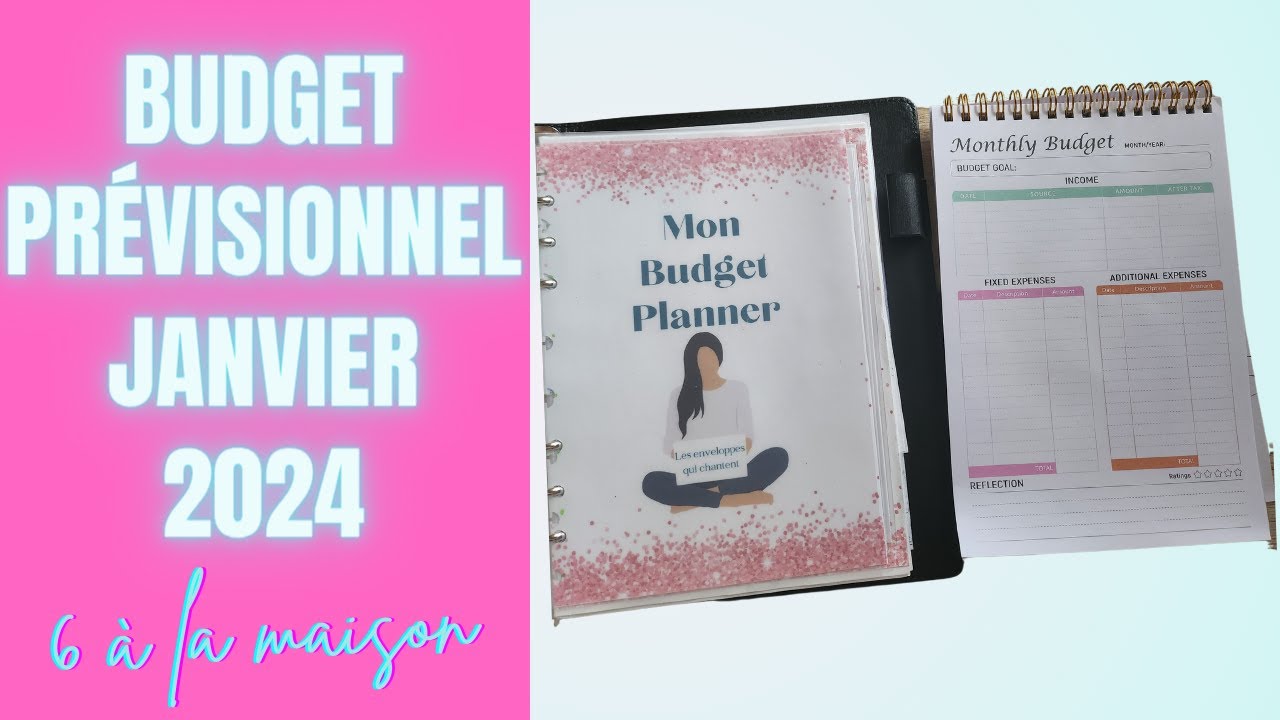 Mon petit BUDGET de JANVIER -- 2240€ pour 4 personnes I Méthode des ENVELOPPE  BUDGETAIRE 