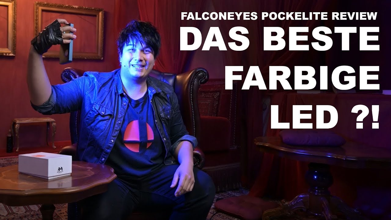 Farbiges LED Licht - Falcon Eyes Pockelite Review