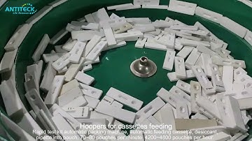 Rapid Test Kit Assembly Machine - Rapid Test Kit Packing Machine - 4800 Bags Per Hour - ANTITECK