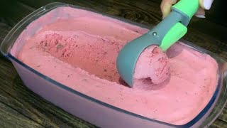 🍧 Strawberry LOMBIR! The most delicious and simple Recipe. Ice cream at home!