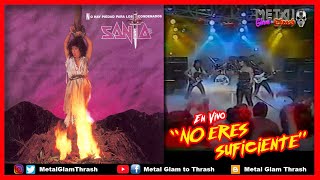 SANTA - "No Eres Suficiente" (1985) En Vivo TV Show "Tocata" HEAVY METAL ESPAÑA