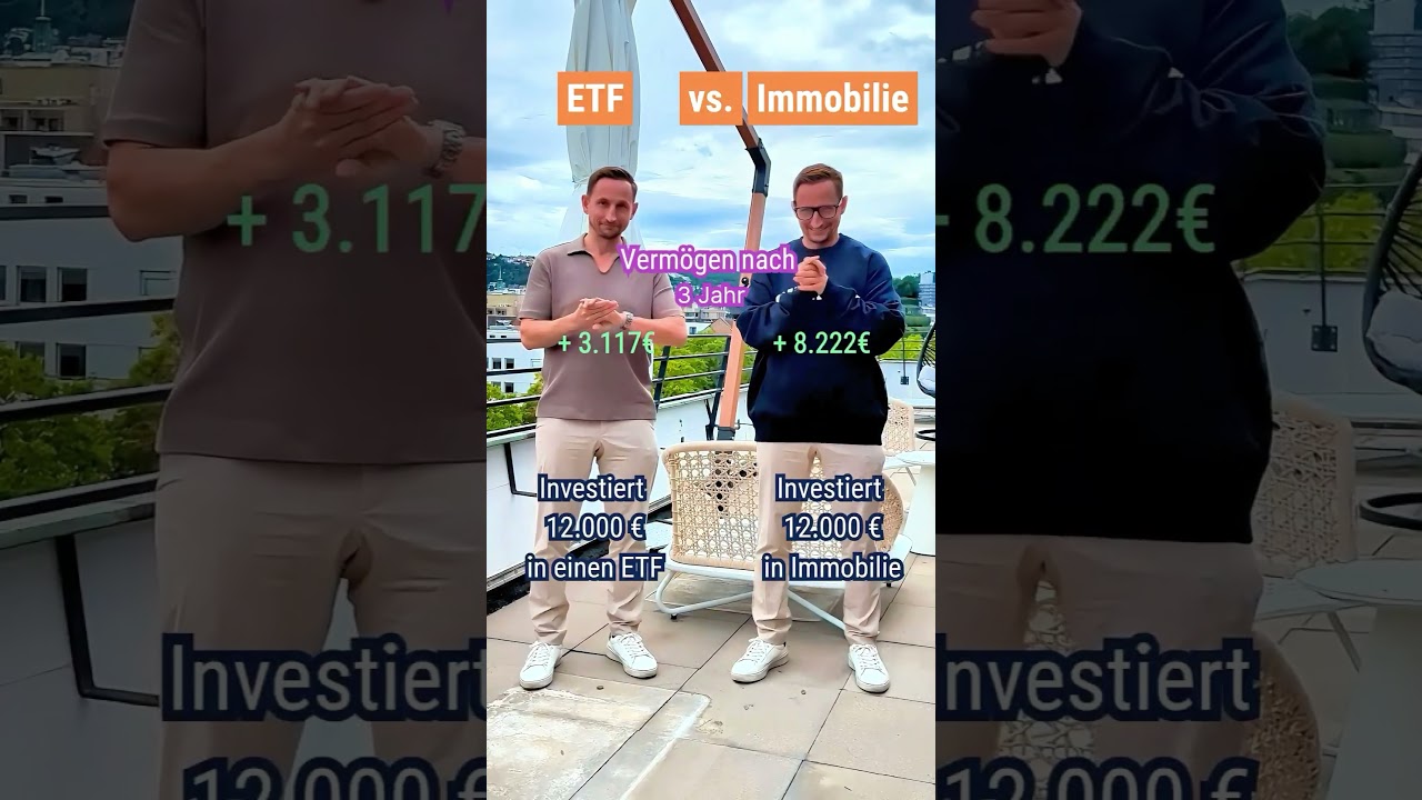 ​🚨 ETF vs. Immobilie – die 10-Jahres-Rechnung, die fast niemand kennt!​