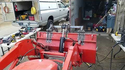 Homemade Grapple bucket function check