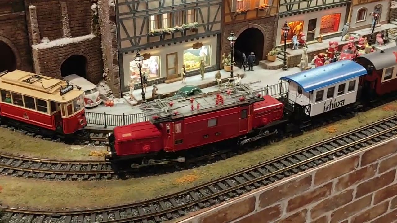 nゲージジオラマ、クリスマス仕様、Ｂトレーン仕様 nゲージジオラマ、クリスマス仕様、Bトレーン仕様 nゲージジオラマ