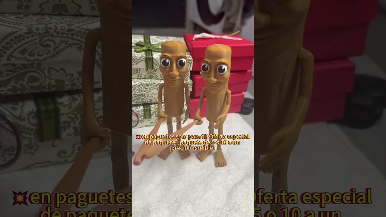 Cool Desk Toys: 3D Printed Wooden Figures for Adults & Kids