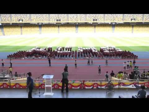 【2018年 坤成中学运动会】高三表演 正拍