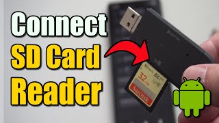 How to Connect SD Card reader to Android Phone with OTG USB (Best Method)