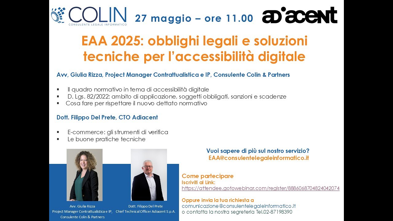 EAA 2025: obblighi legali e soluzioni tecniche per l’accessibilità digitale