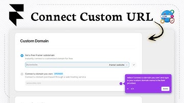 Een aangepast domein toevoegen aan Framer (sitekoppeling)