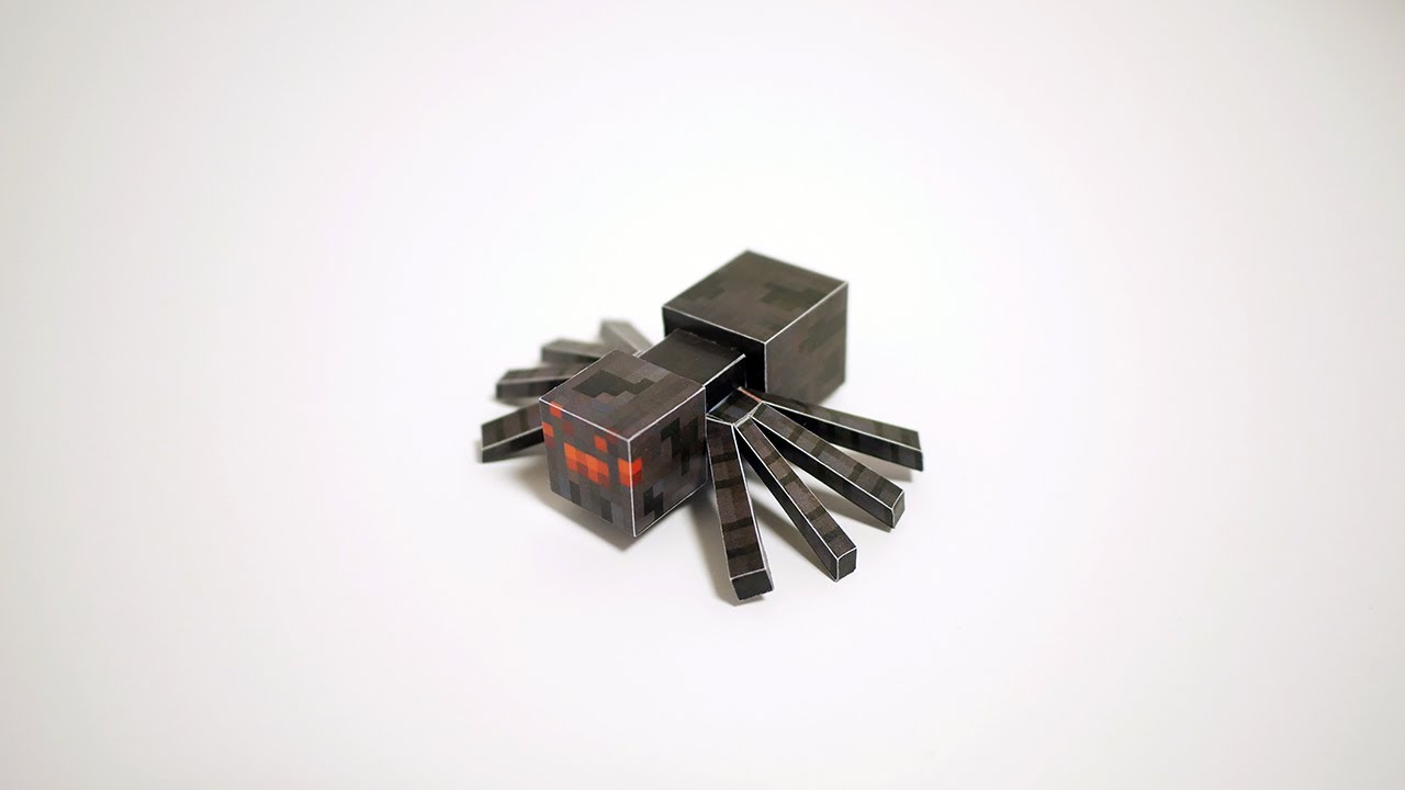 PDF) Spiderpig Made using Minecraft Papercraft