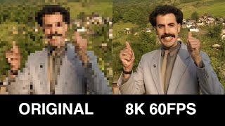 Borat (2006) in 8K 60FPS (Upscaled by Artifical Intelligence)