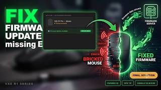 VXE Mouse Bricked Missing Firmware Found! 🛑 (Watch Before Updating)