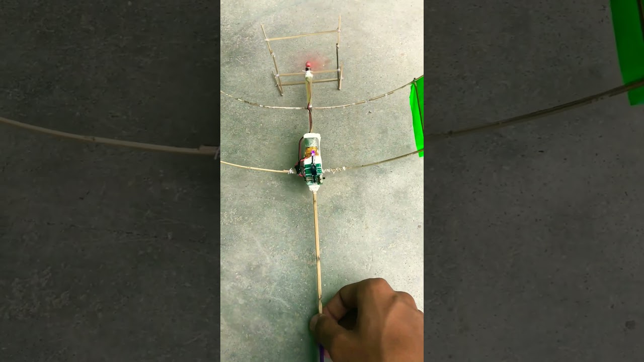 rc plane homemade  with drone motor 