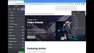 Stax Theme widget visibility