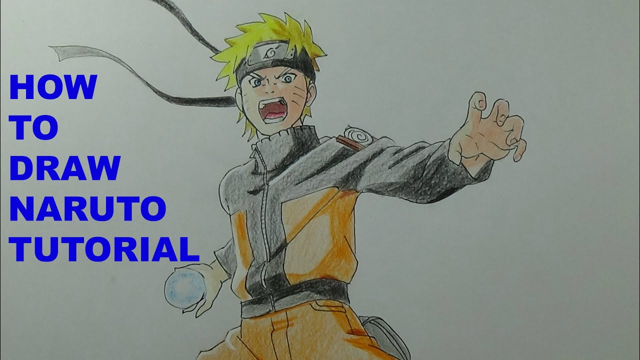 How to Draw Naruto Uzumaki Step by Step Drawing Tutorial - How to