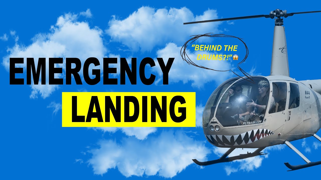 Found an EPIC drumset AND then landed a helicopter behind it