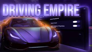 Driving Empire Script Gui - No Key Auto Rob, Auto Job, Car Mods, Auto Race 2026
