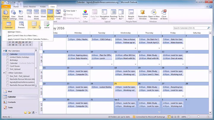 Clearing Your Calendar Using Outlook Desktop Application
