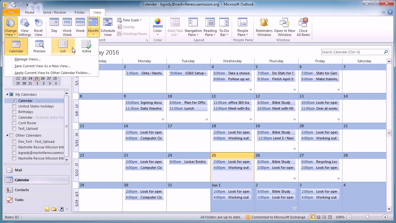Clearing Your Calendar Using Outlook Desktop Application YouTube