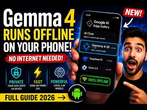 Gemma 4 on Android 🔥 Run AI Offline on Your Phone (No Internet Needed) | Google AI Edge Tutorial
