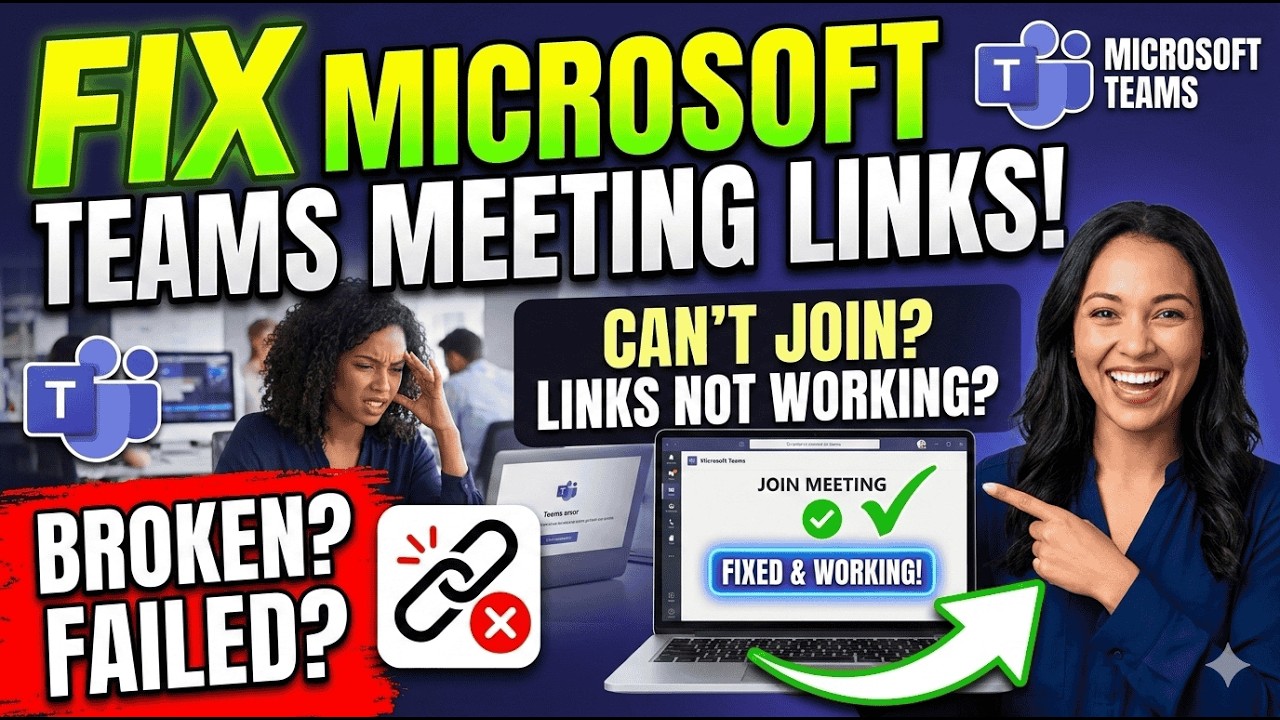 How To Fix Microsoft Teams Meeting Links Not Opening in App | Teams ...