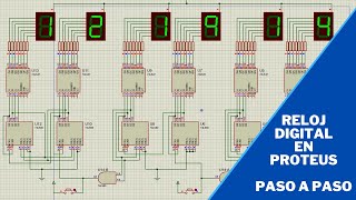 COMO HACER RELOJ DIGITAL EN PROTEUS screenshot 4