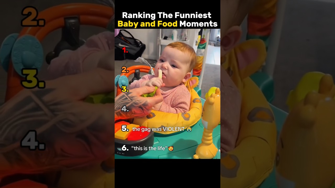 Ranking The Funniest Baby and Food Moments 🍼🍝