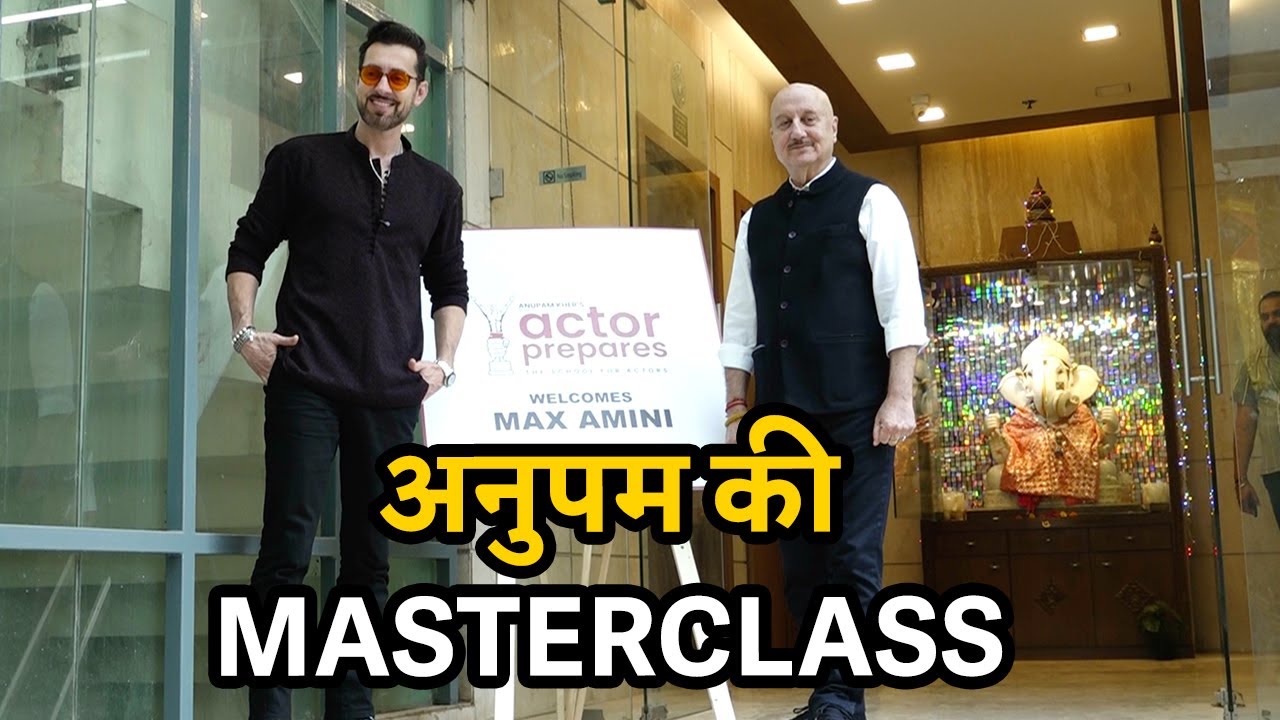 Anupam Kher Conducting Special masterclass For The Student