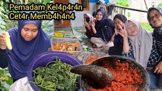 Kehidupanku Di Desa Panen Timun Lanjut Liwetan Bersama Pem4D4M Kel4P4Ran Cet4R Memb4H4N4