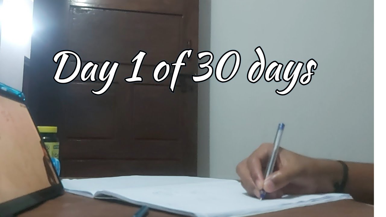 Day 1 of 30 days challenge - YouTube