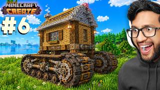 Minecraft Engineer's Mod - Driving my House (Create Mod #6)