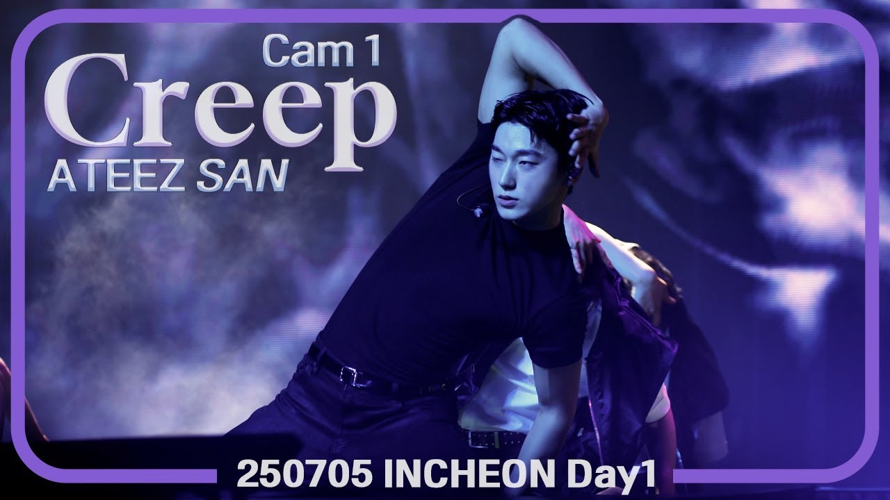 4K Fancam] CREEP - ATEEZ SAN | 250705 ATEEZ WORLD TOUR in INCHEON