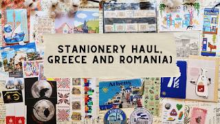 Travel journal, trip to Greece and Romania 2026, part 1(stationery haul).