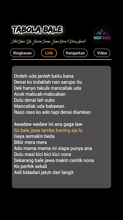 ONDEH UDA JANLAH BAITU BANA || Lagu Viral Tiktok #liriklagu #lyrics #shorts