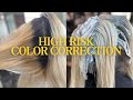 Hair Transformation: How To Fix Orange Banding, Dark Roots and Breakage - Platinum Color Correction