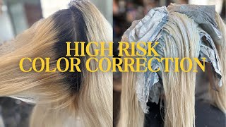 Hair Transformation: How To Fix Orange Banding, Dark Roots and Breakage  Platinum Color Correction
