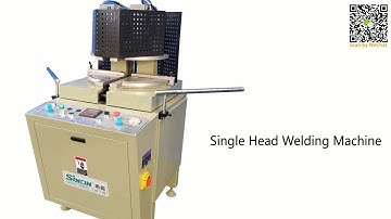 single head variable angle pvc profile welding machine for upvc doors and windows from 30-180 degree