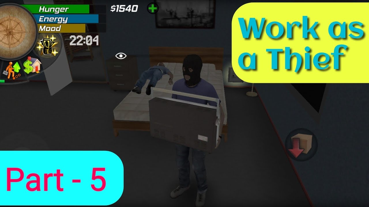 Work as a Thief || Big city life simulator PART - 5 || #androidgameplay #2022
