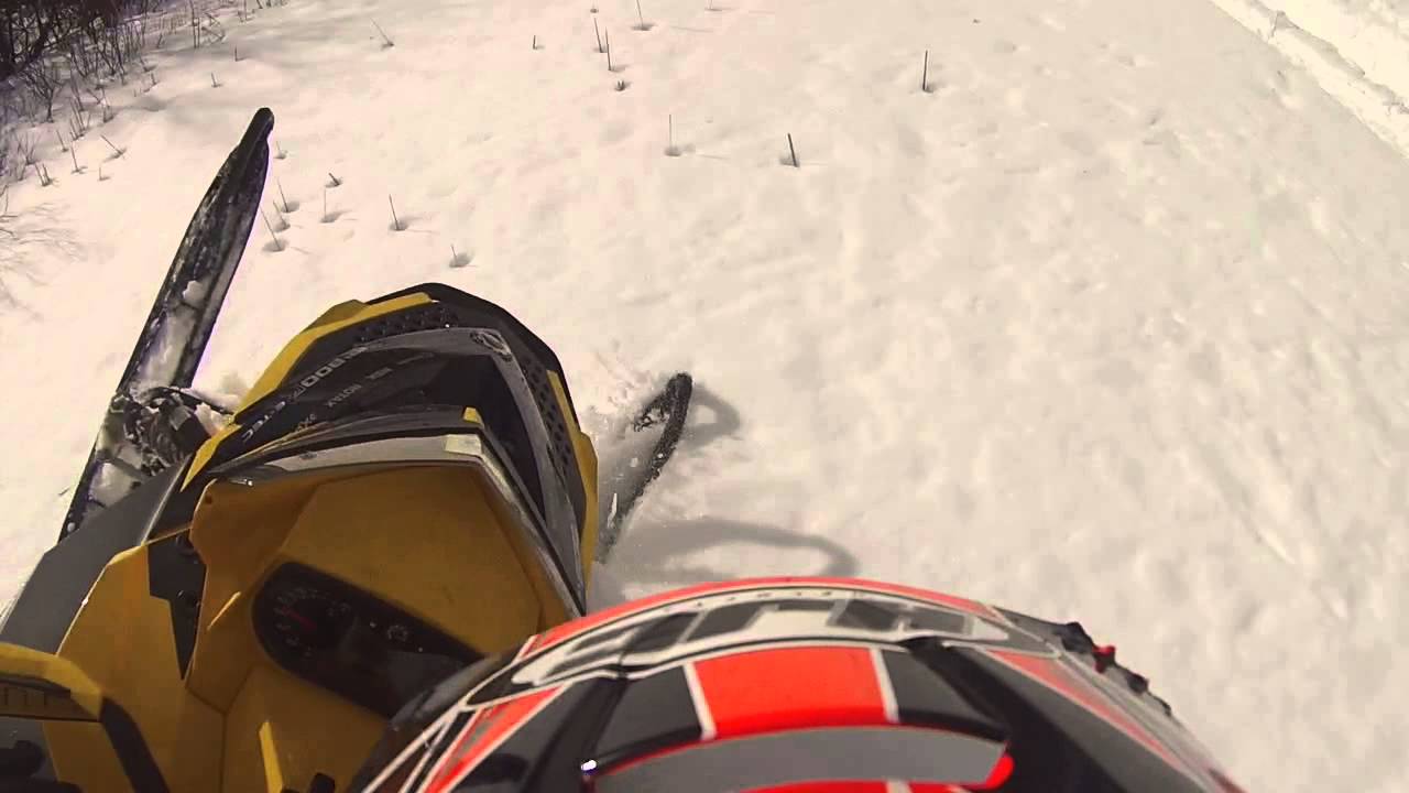 2012 MXZ XRS 800 etec BOG PROBLEMS IN Deep snow