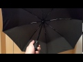 PLEMO 改良版折り畳み傘 ワンタッチ自動開閉の様子