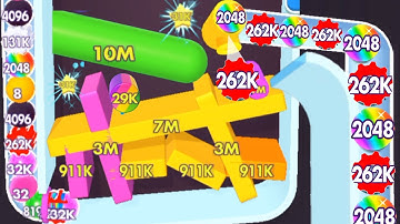 Bounce Merge | bounce and collect in bounce Merge 2048 Blob ball highest score 2048, 4096,8192..256k