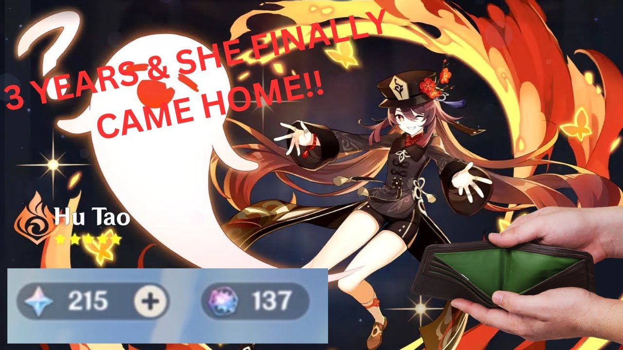 I finally got Hu Tao after 3 years!!! - YouTube
