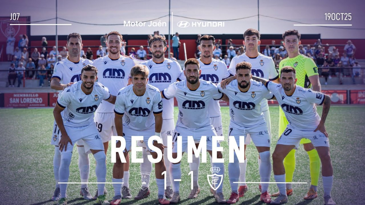 RESUMEN I Puente Genil  1 - 1  Real Jaén C F