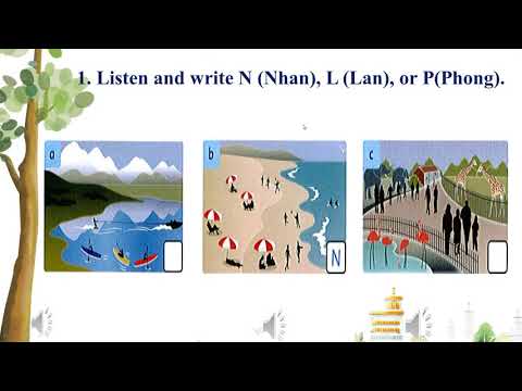 Tuần 25 - Unit 10: How much time do we have? Lesson 6: Listening: indentifying details about vacations; Speaking: asking and answering questions about a vacation; Writing: addressing envelopes (page 79)