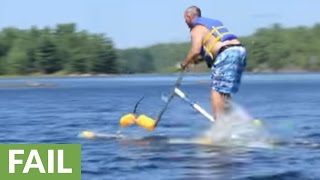 Epic 'AquaSkipper' face plant fail!