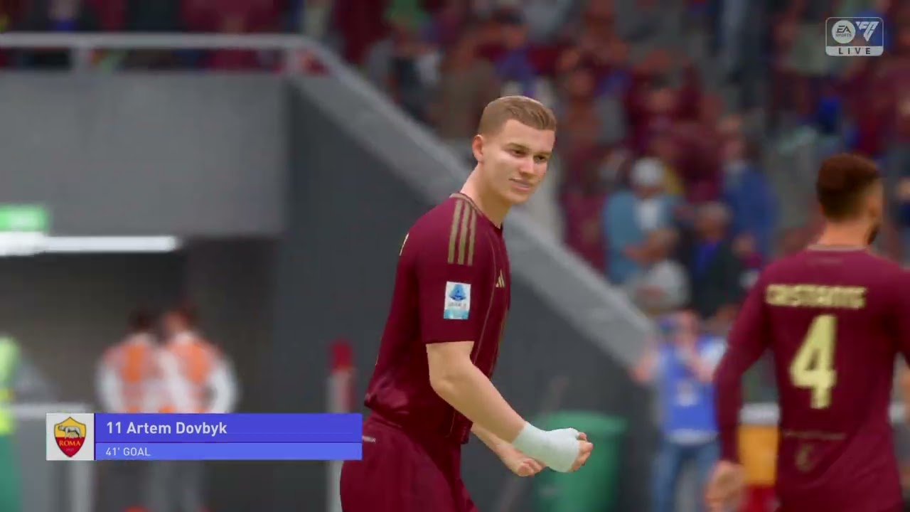 AS Roma vs Juventus | Serie A  Win 🔥🐺 | 4–1 Dominant Victory | EA SPORTS FC 25 |PS4™ Gameplay ⚽🔥