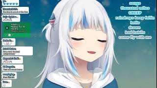 【Hololive EN / Gawr Gura】Frank Sinatra - Strangers In The Night