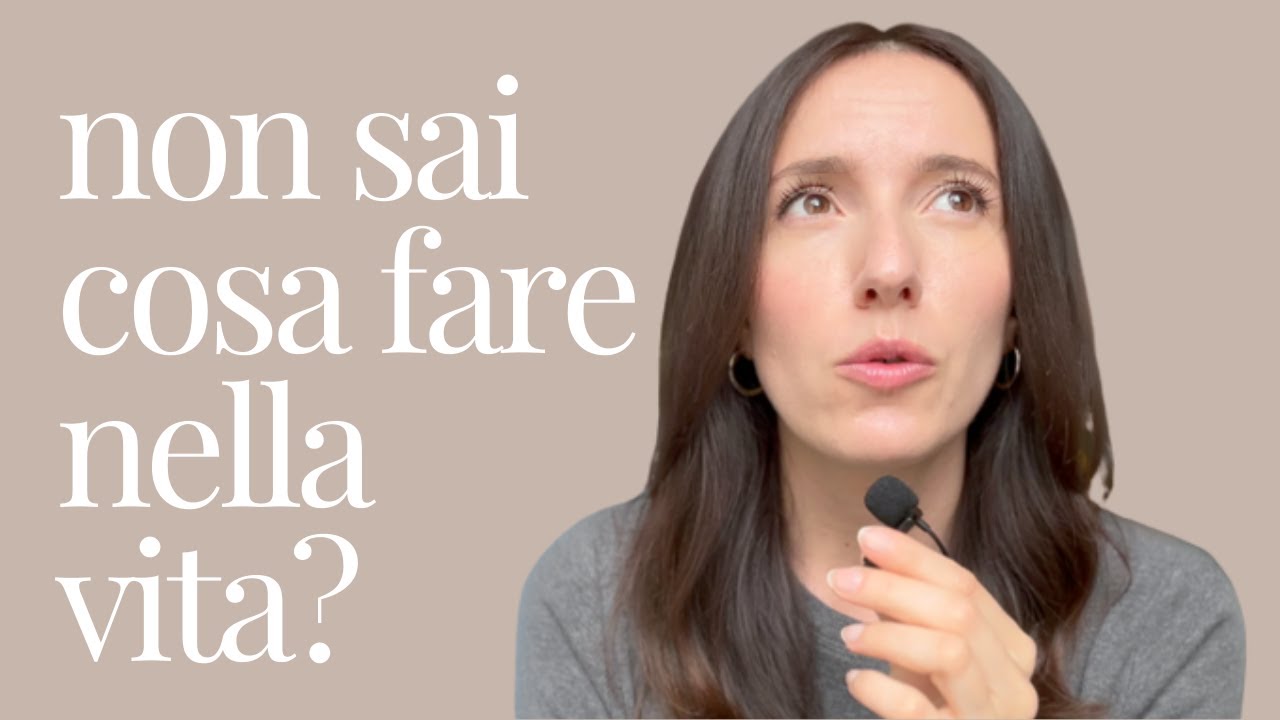 se non sai cosa fare nella vita guarda questo