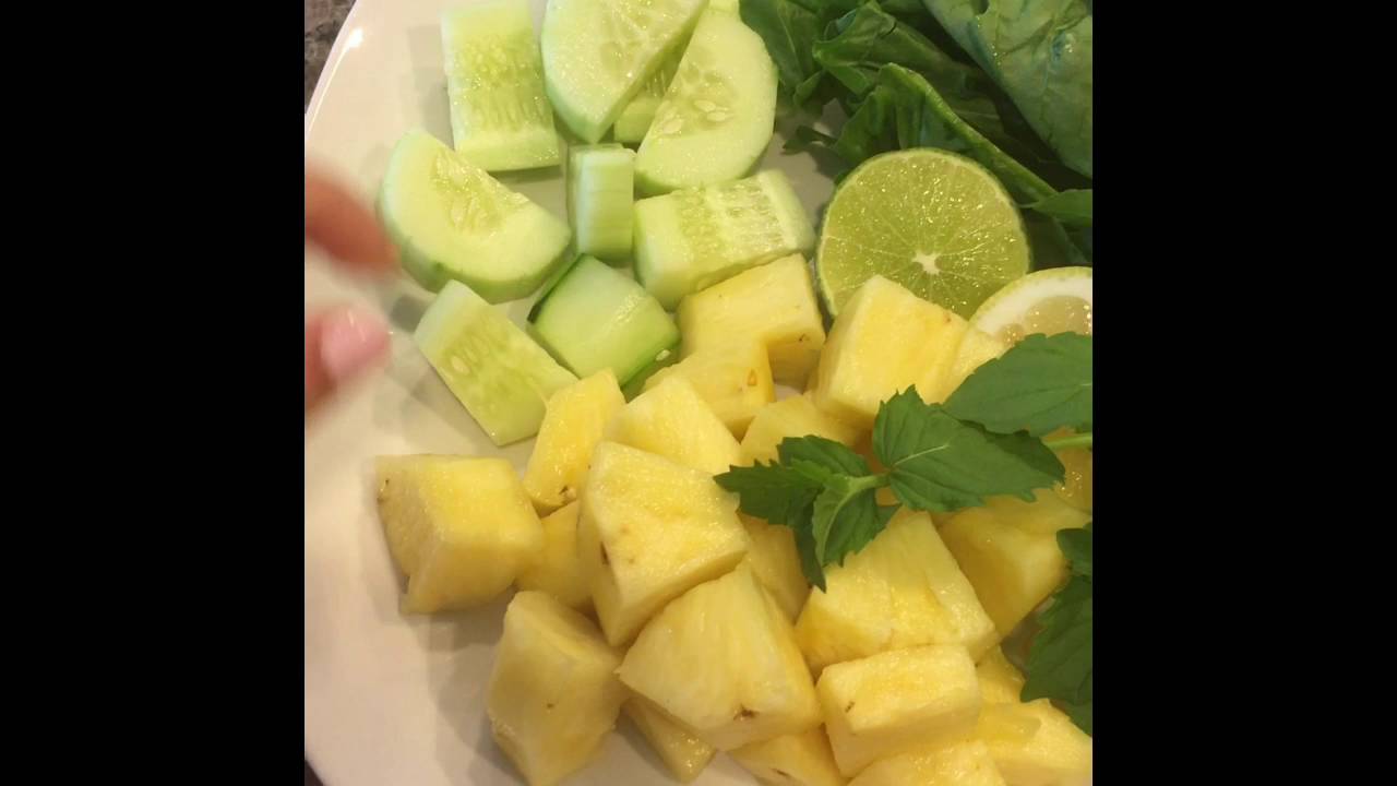 Mint Green Juice! [Quick Energy Boost] YouTube
