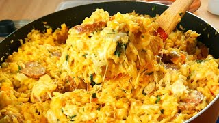 Arroz Cremoso Fácil E Delicioso, Feito Em Uma Panela Só/ Refeição Completa